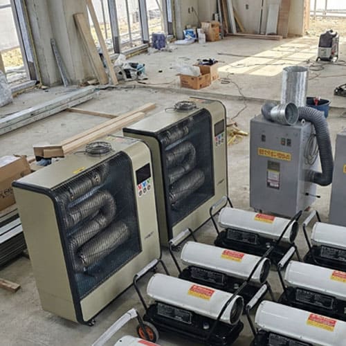 튜브히터 온풍기 임대 전문 업체 정훈테크